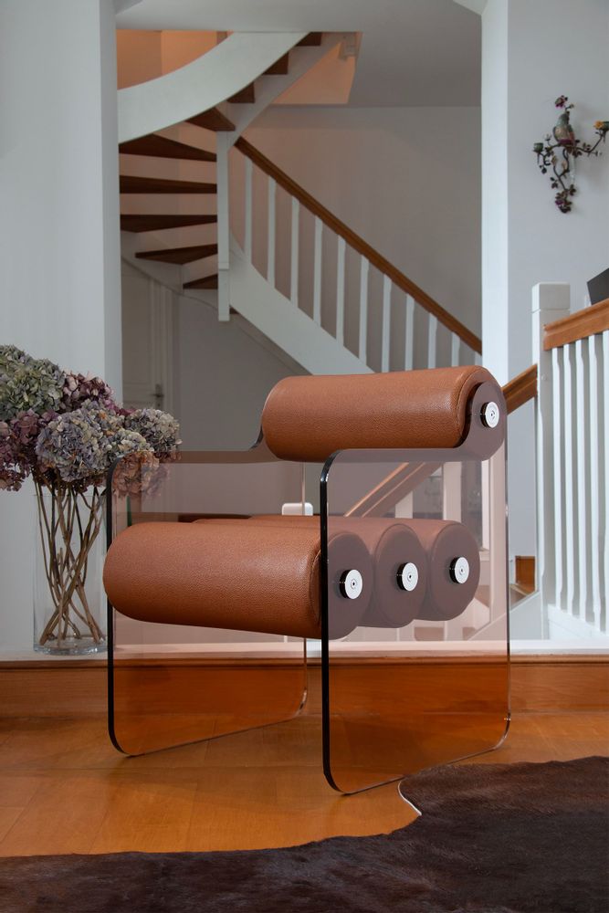 Chaises - Chaise MW04 PMMA-Marchés résidentiel et HORECA - MW DESIGNER FURNITURE