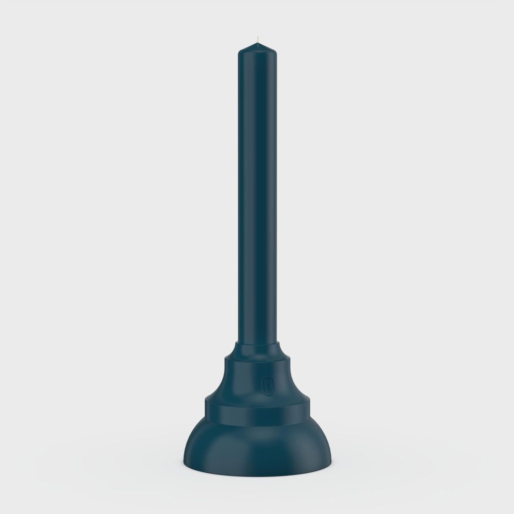Candles - Hoogeland - Candle Baruch Large - Dark Blue - HOOGELAND 1770