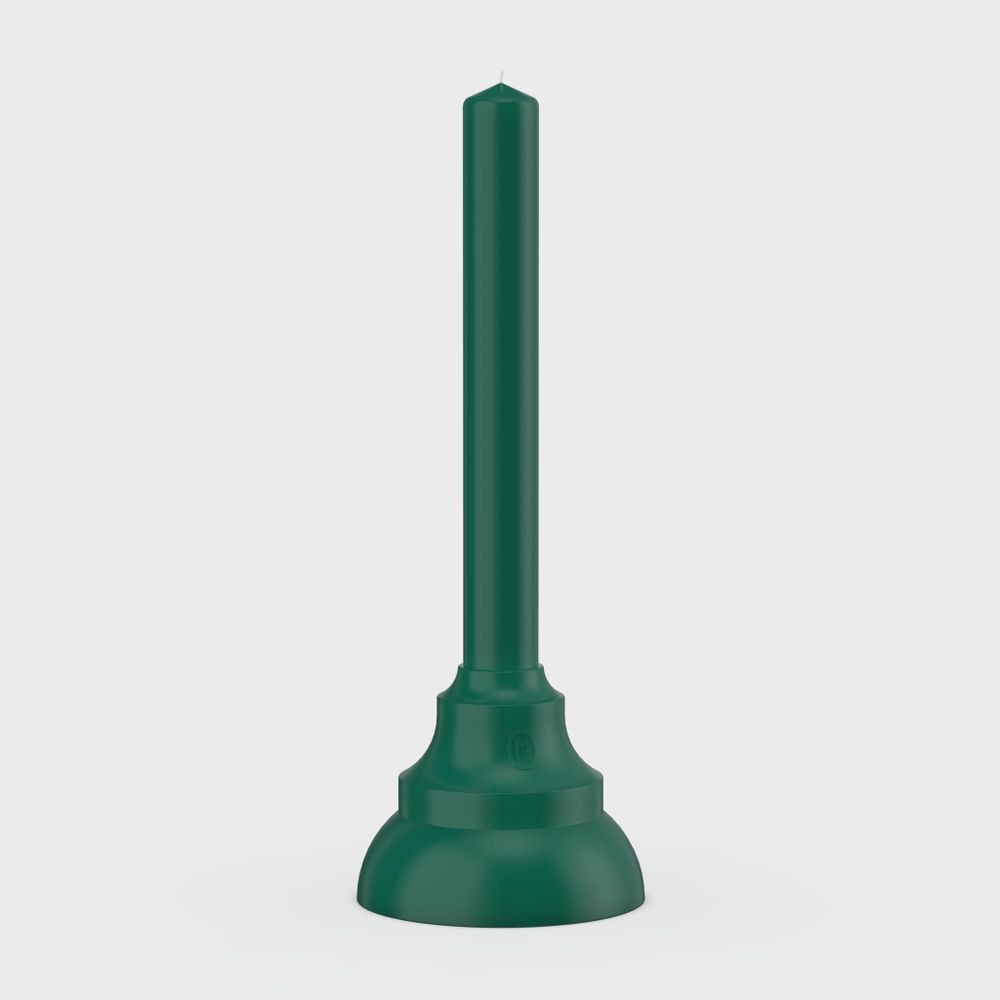 Candles - Hoogeland - Candle Baruch Large - Green - HOOGELAND 1770