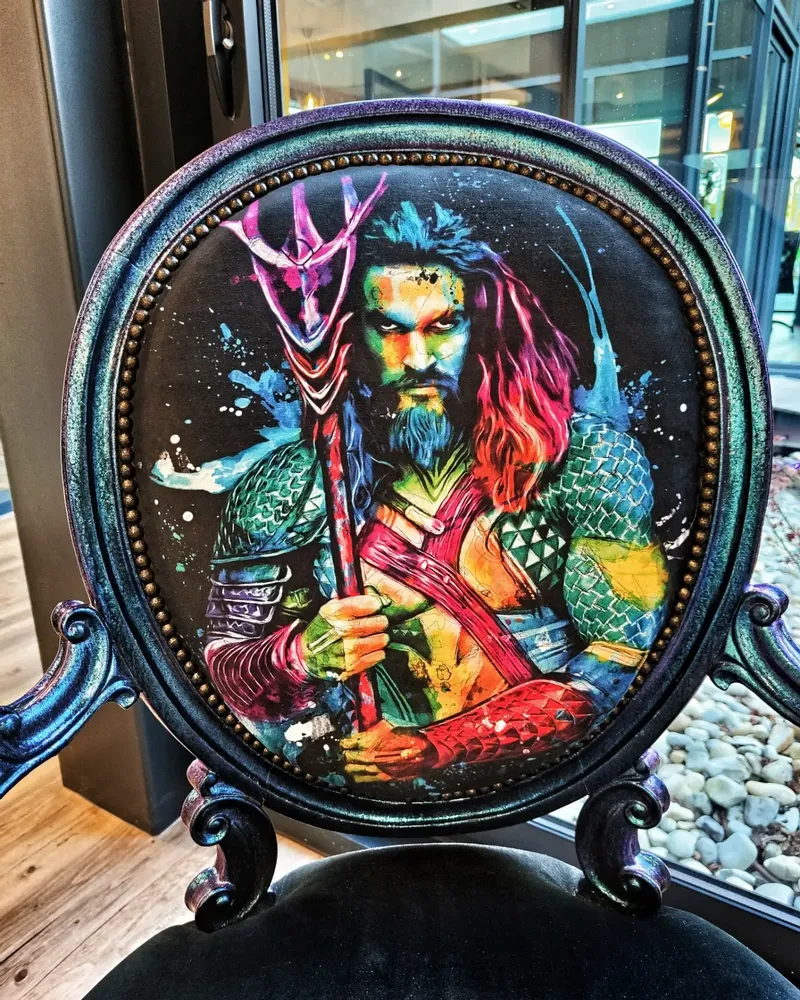 Objets design - Fauteuil Aquaman - LUVI'ART