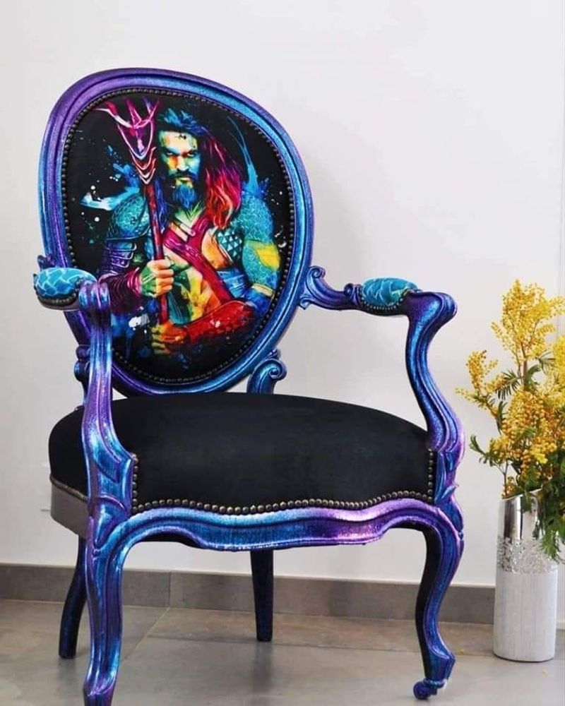 Objets design - Fauteuil Aquaman - LUVI'ART