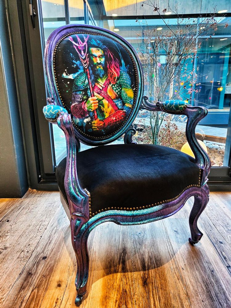 Objets design - Fauteuil Aquaman - LUVI'ART