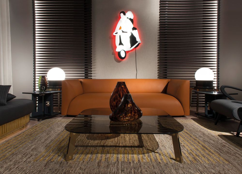 Sofas - 28.2 SOFA, DR.ZA SIDE TABLE, MARIA LAMP, QUADRO COFFEE TABLE - B-LABB FURNITURE BOISERIE ITALIA