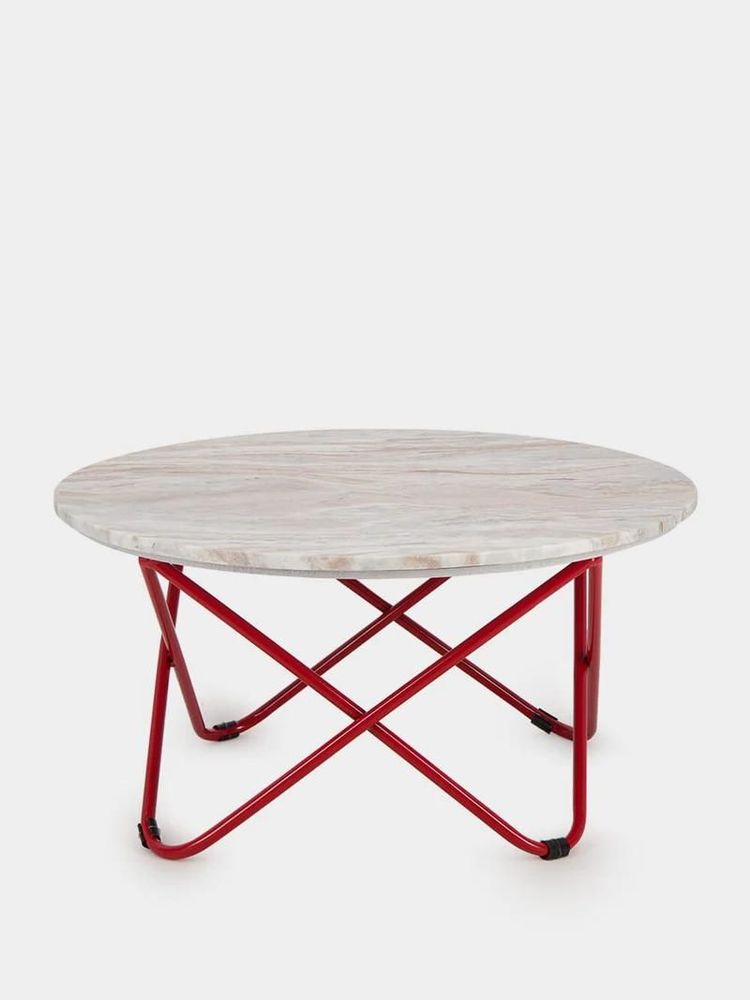 Tables basses - Table basse en marbre et métal Evoramonte - HOUSE OF CAPRICORN