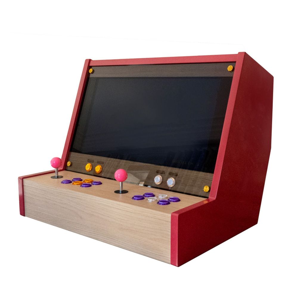 Customizable objects - Minato Arcade Cabinet Luxe Collection Rouge - MAISON ROSHI - LUXURY ENTERTAINMENT CABINETS