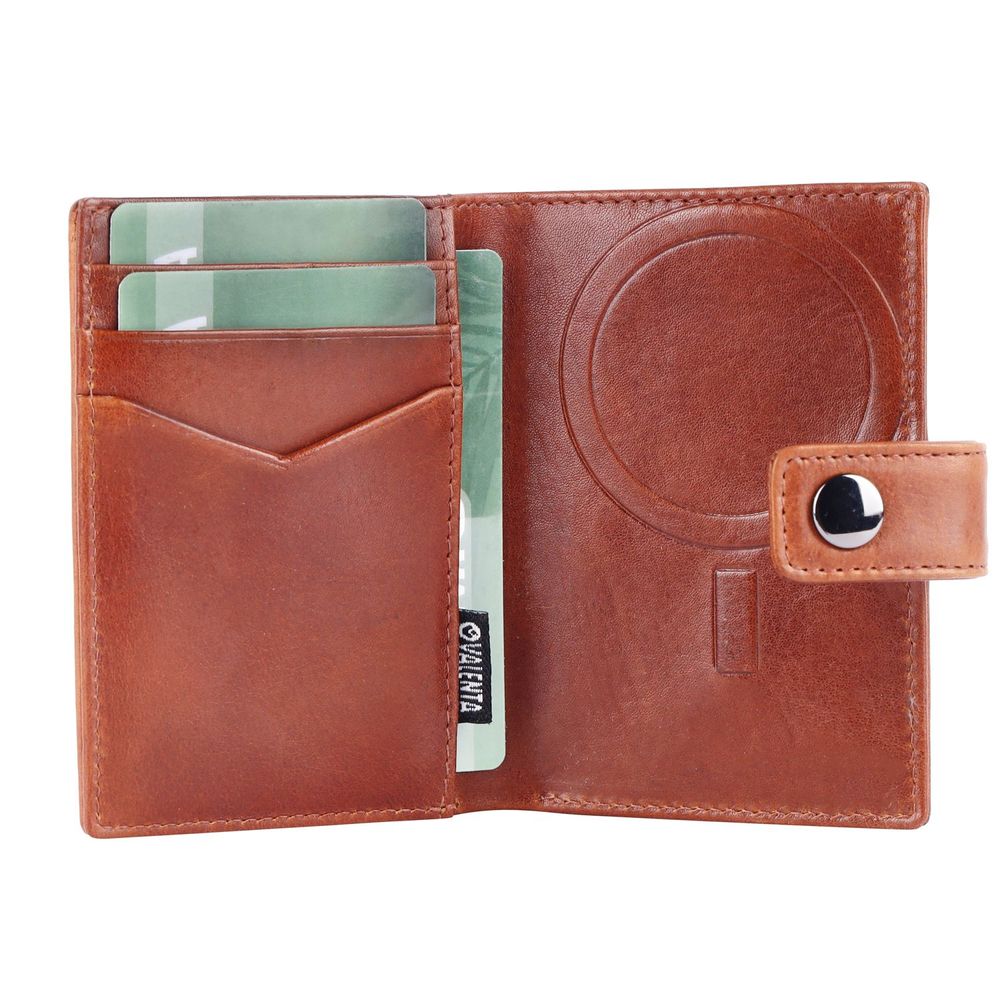 Petite maroquinerie - Porte-cartes en cuir MagSafe Luxe - VALENTA