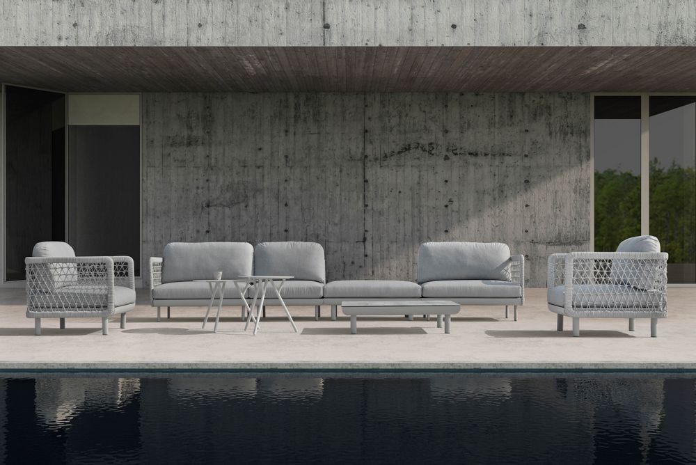 Lawn tables - CLUB garden coffee table - COUTURE JARDIN