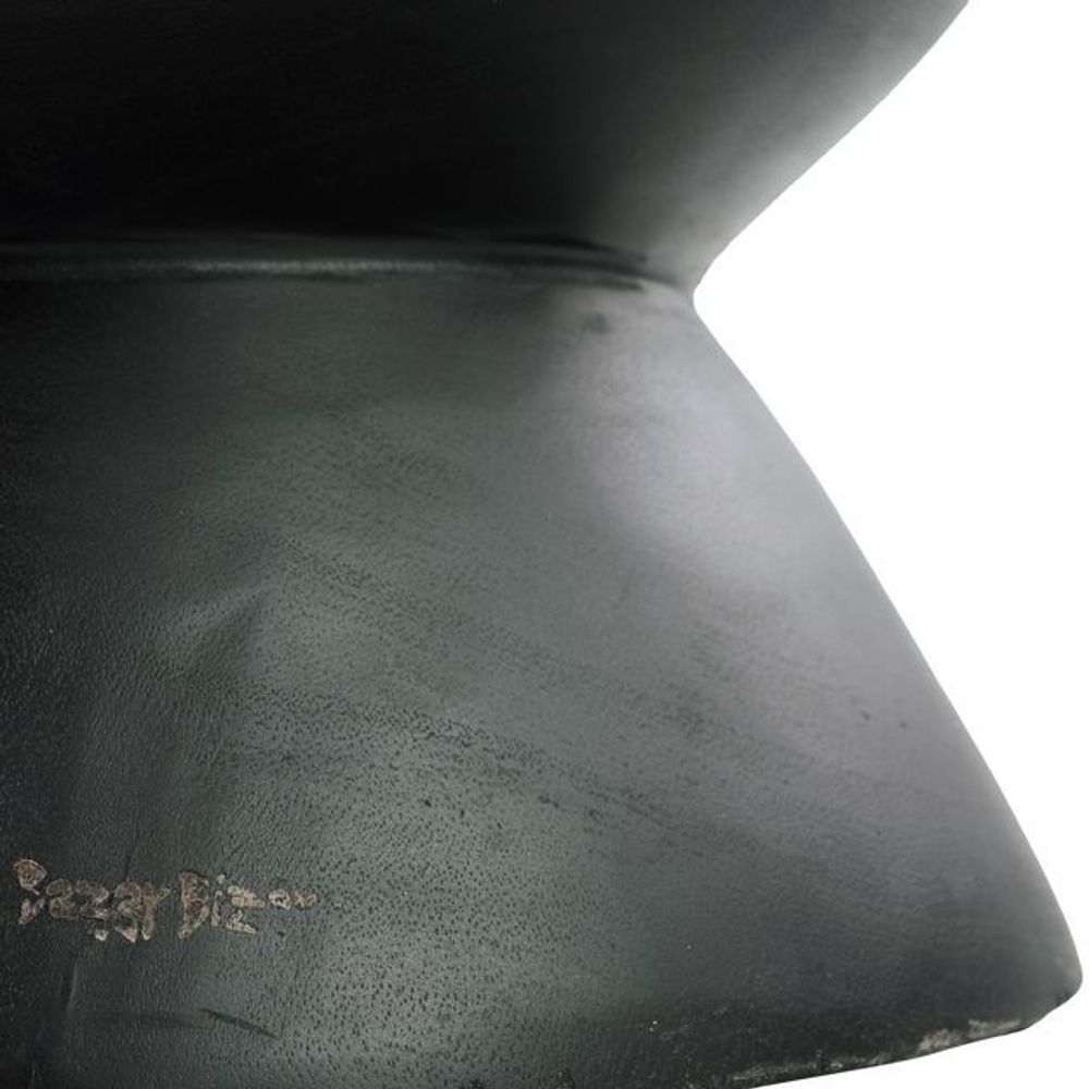 Stools - The Kulun Stool - Black Natural - BAZAR BIZAR LIVING