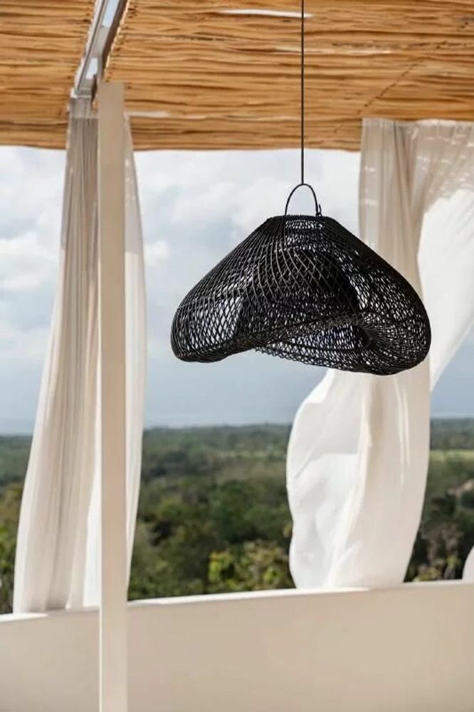 Plafonniers - L'Abat-jour Cloud - Noir - M - BAZAR BIZAR LIVING