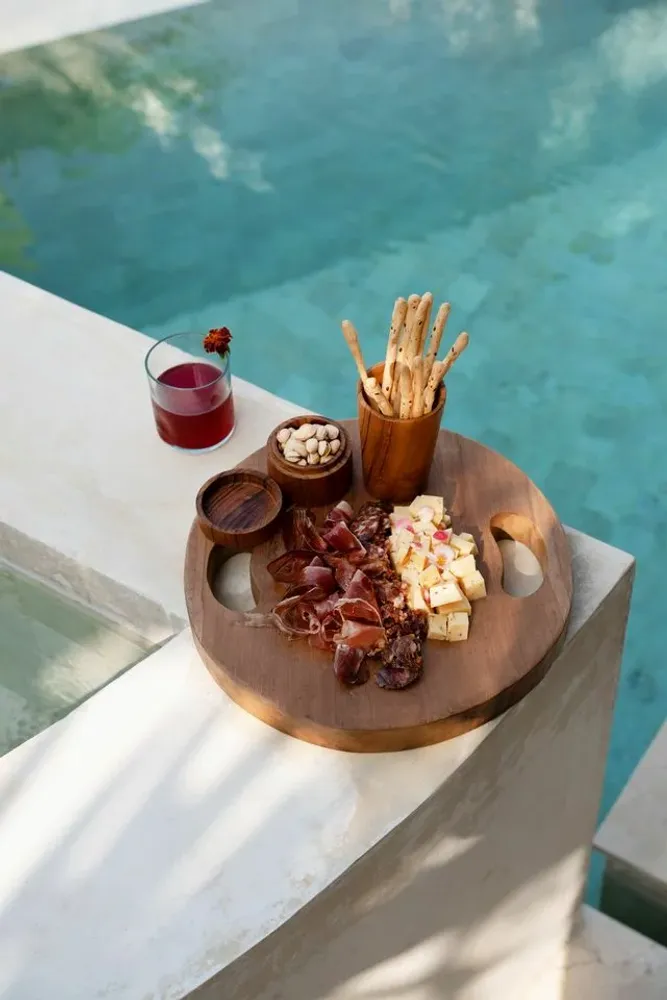 Trays - The Teak Root Tray - Natural - L - BAZAR BIZAR LIVING
