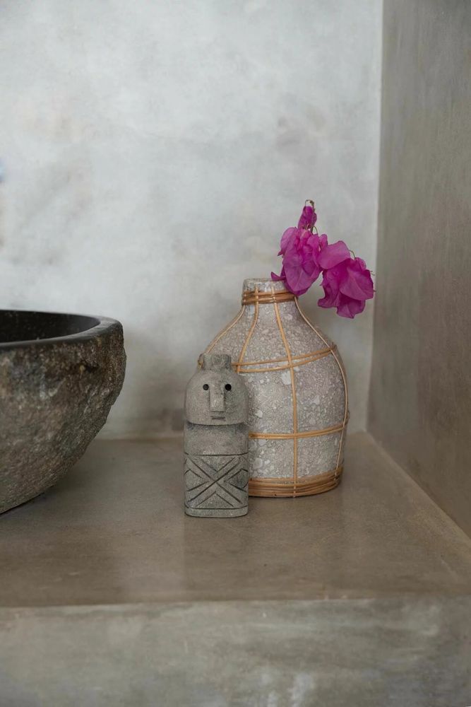 Vases - The Whoopy Vase - Concrete Natural - S - BAZAR BIZAR LIVING