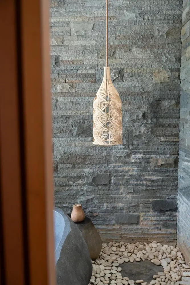 Hanging lights - The Garaffa Pendant - Natural - L - BAZAR BIZAR LIVING