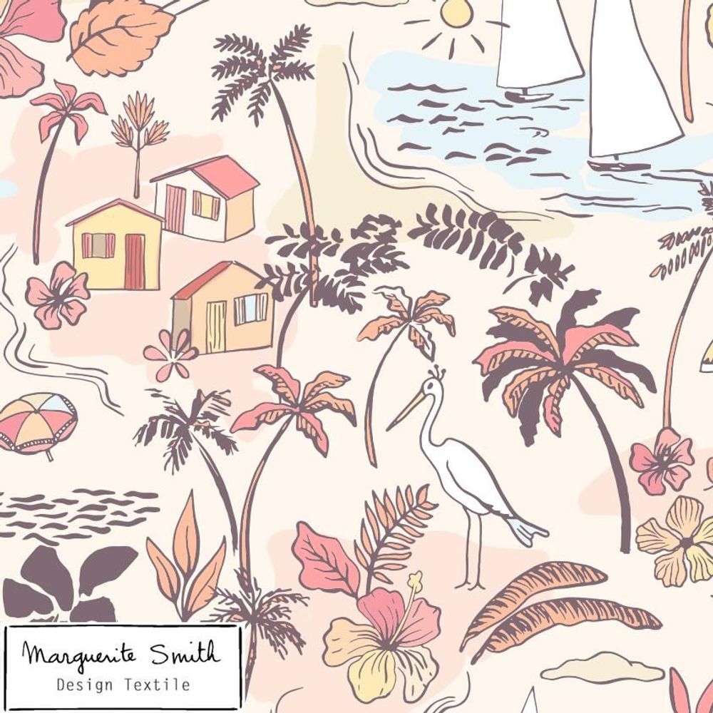 Linge de lit - Surface pattern design - MARGUERITE SMITH