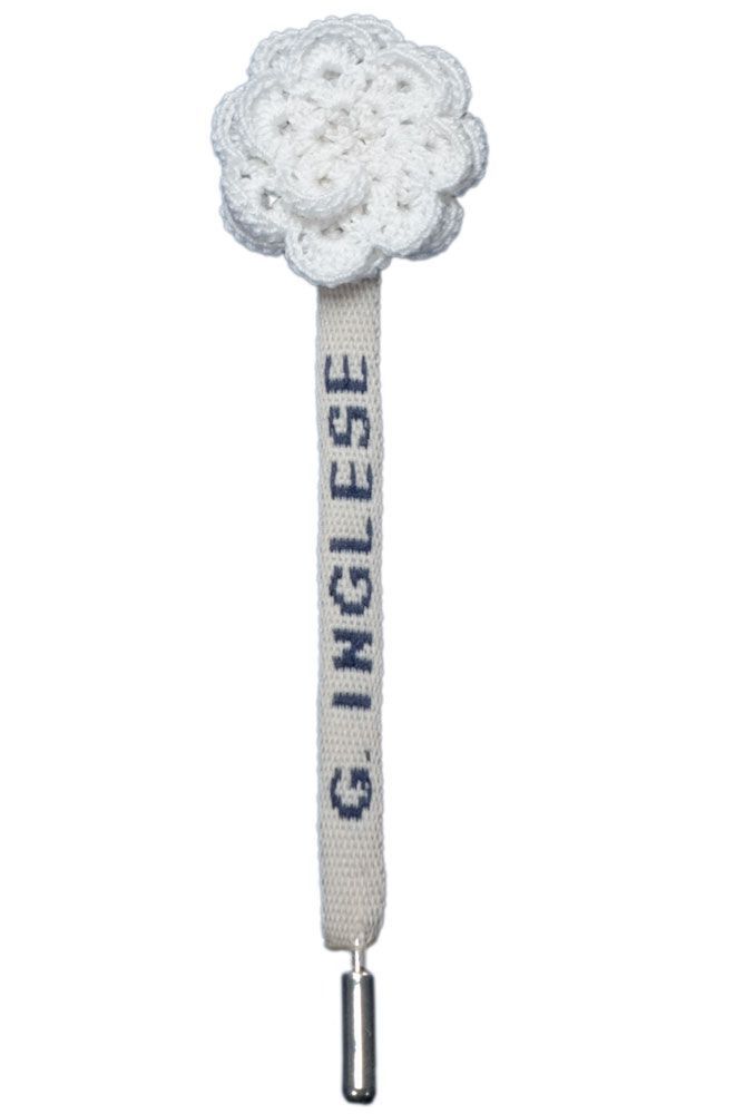 Brooches - White Dalia - G. INGLESE