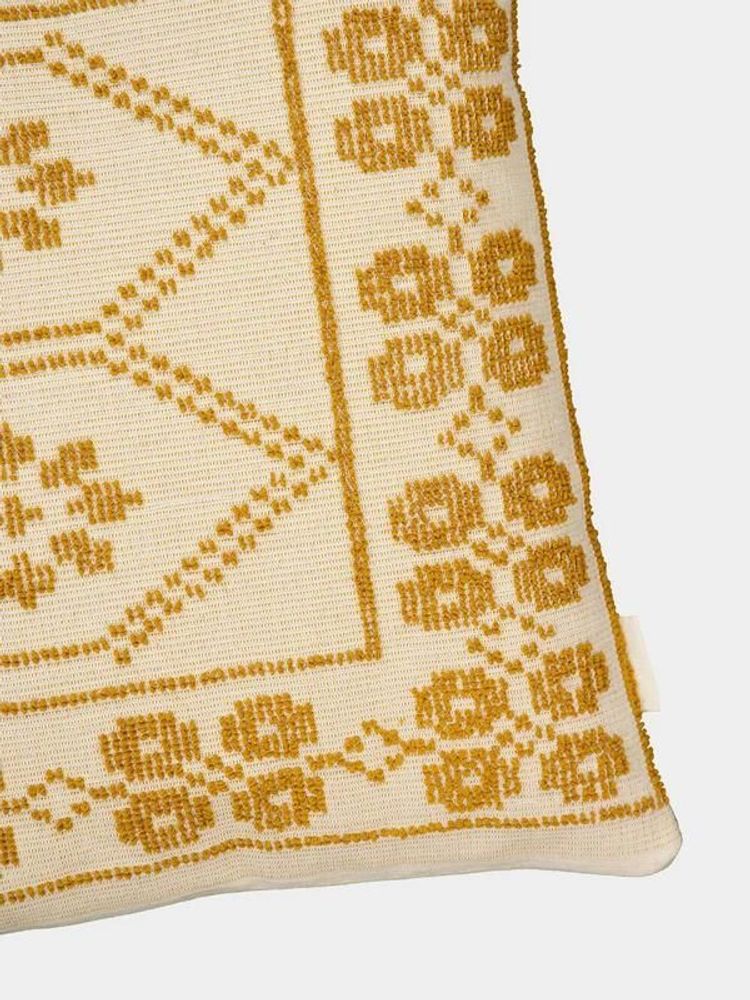 Coussins - Coussin en coton vert Inês fait main - HOUSE OF CAPRICORN