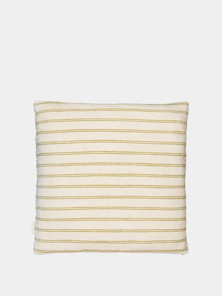 Coussins - Coussin en coton vert Inês fait main - HOUSE OF CAPRICORN