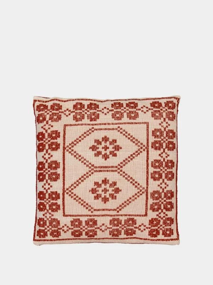 Coussins - Coussin en coton vert Inês fait main - HOUSE OF CAPRICORN