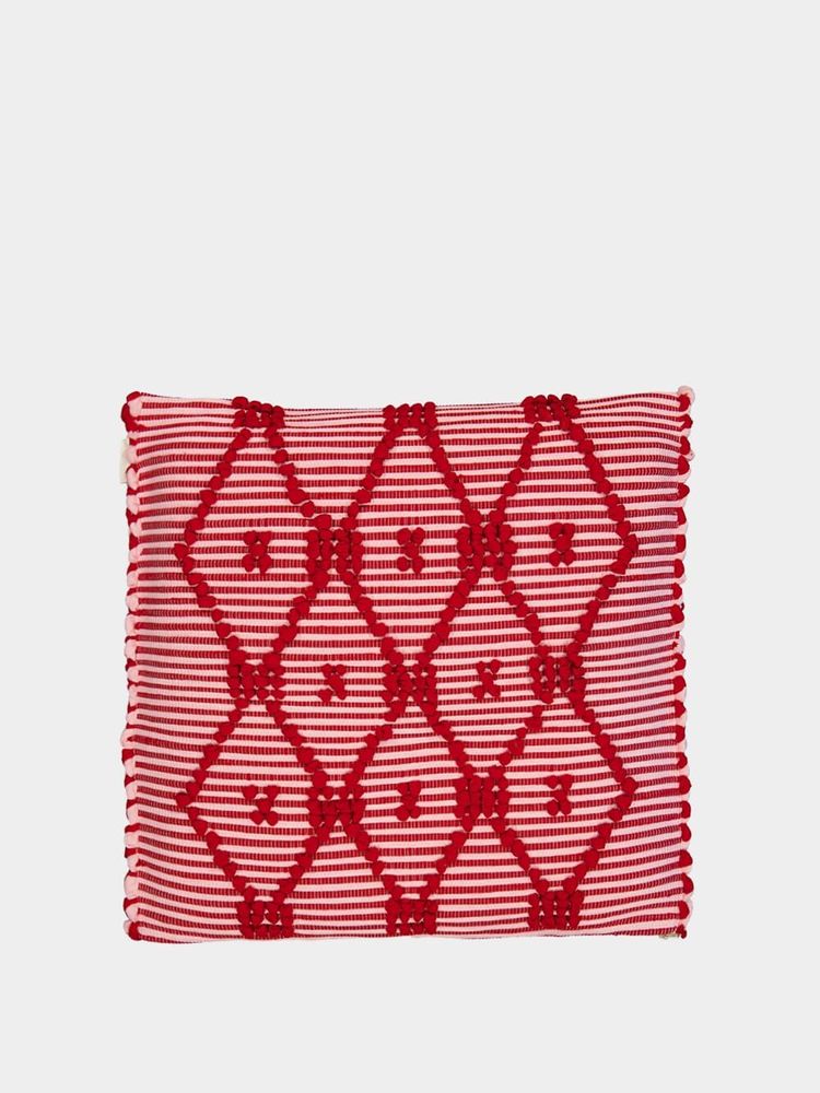 Coussins - Coussin rouge Sofia fait main - HOUSE OF CAPRICORN