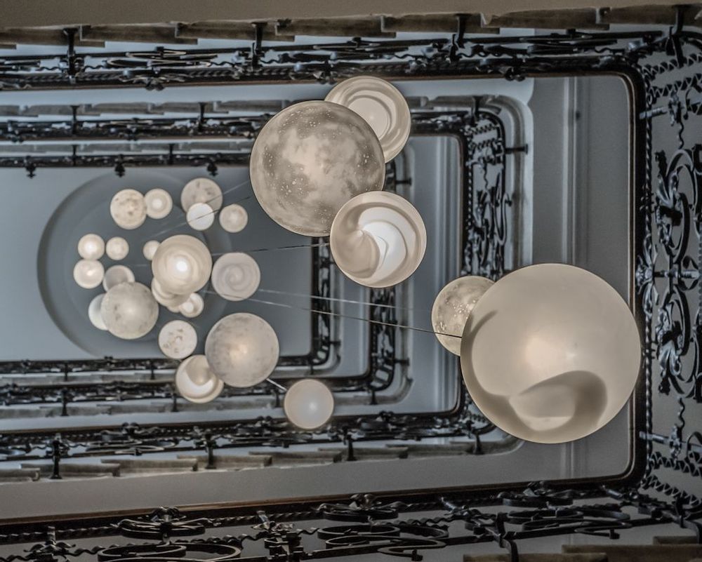 Hanging lights - Planets chandelier - SEMEUR D ETOILES