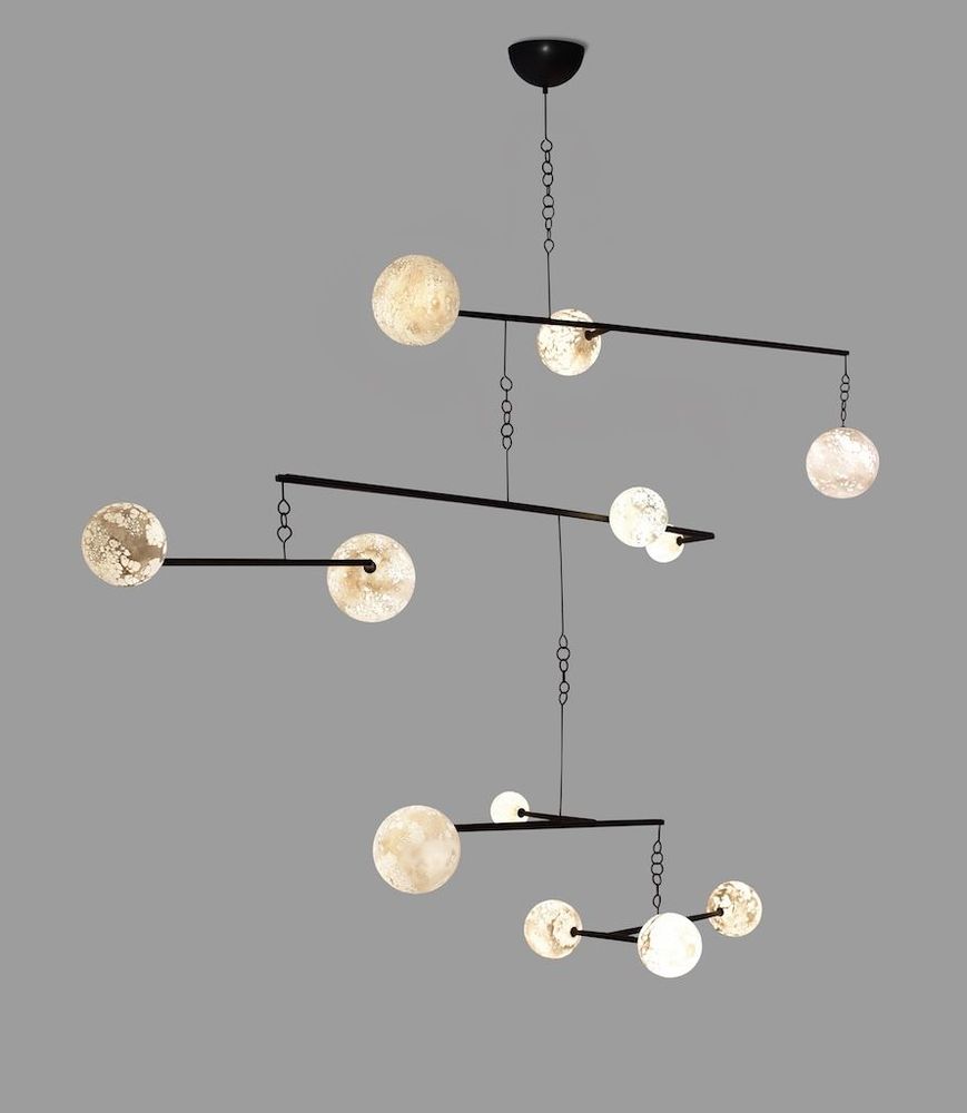 Hanging lights - Planets chandelier - SEMEUR D ETOILES
