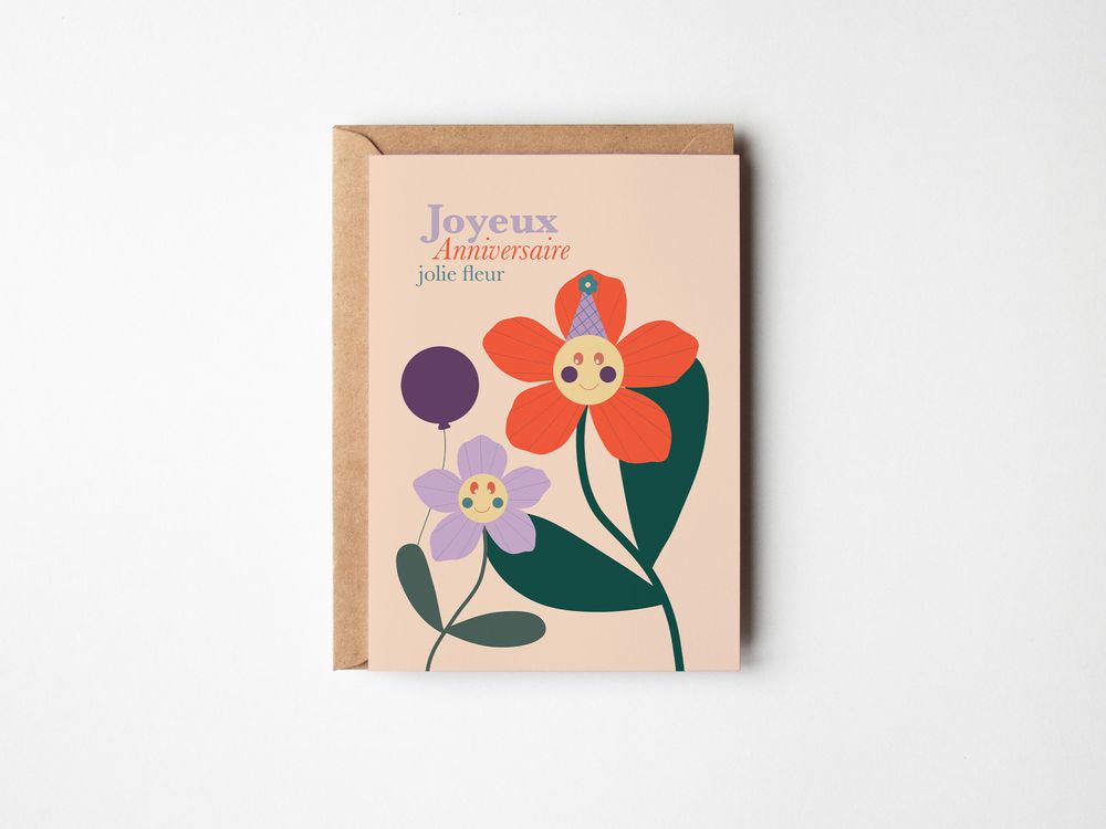 Carterie - Cartes de voeux - BLUEFLORES