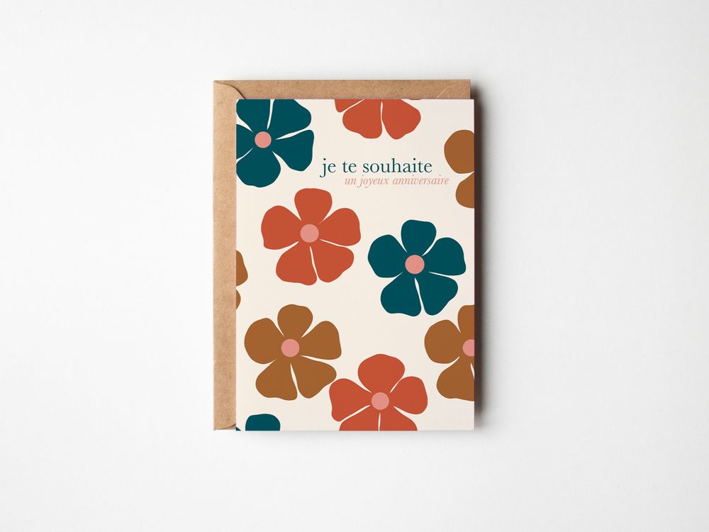 Carterie - Cartes de voeux - BLUEFLORES