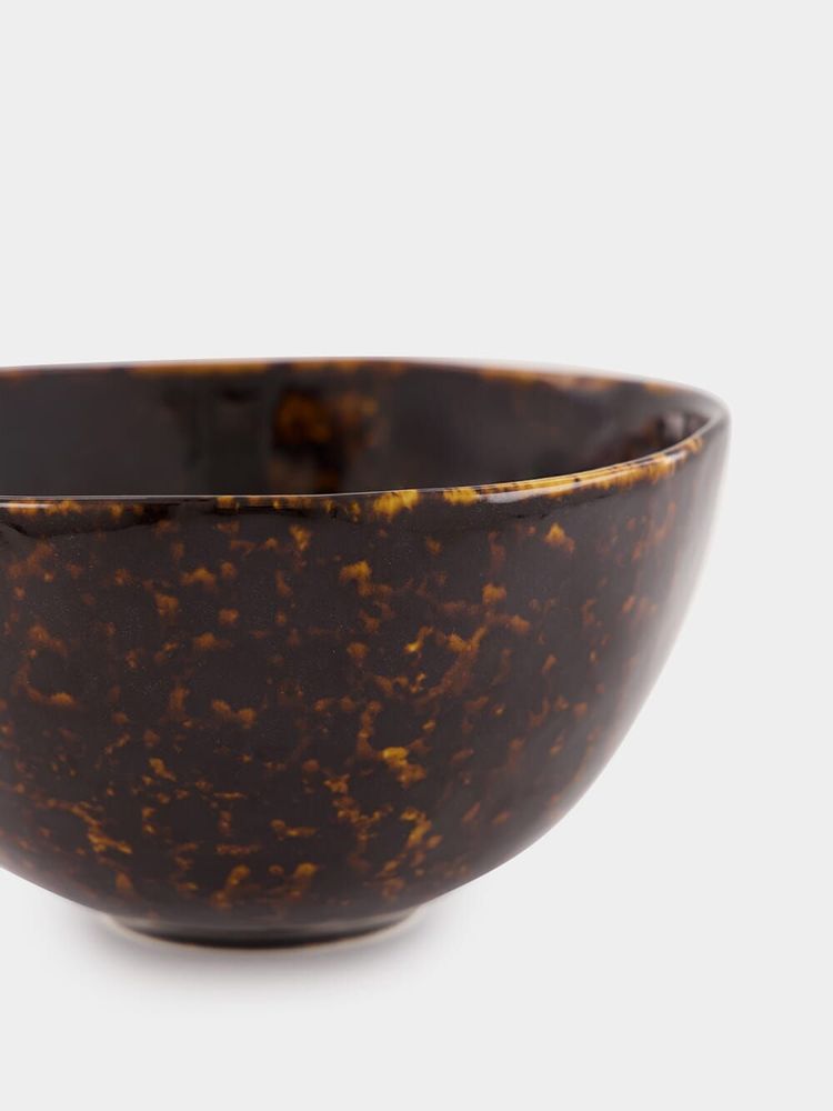Kitchen utensils - Tartaruga Brown Ceramic Bowl - HOUSE OF CAPRICORN