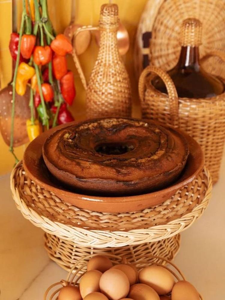 Kitchen utensils - Handmade Vitória Wicker Cake Plate - HOUSE OF CAPRICORN