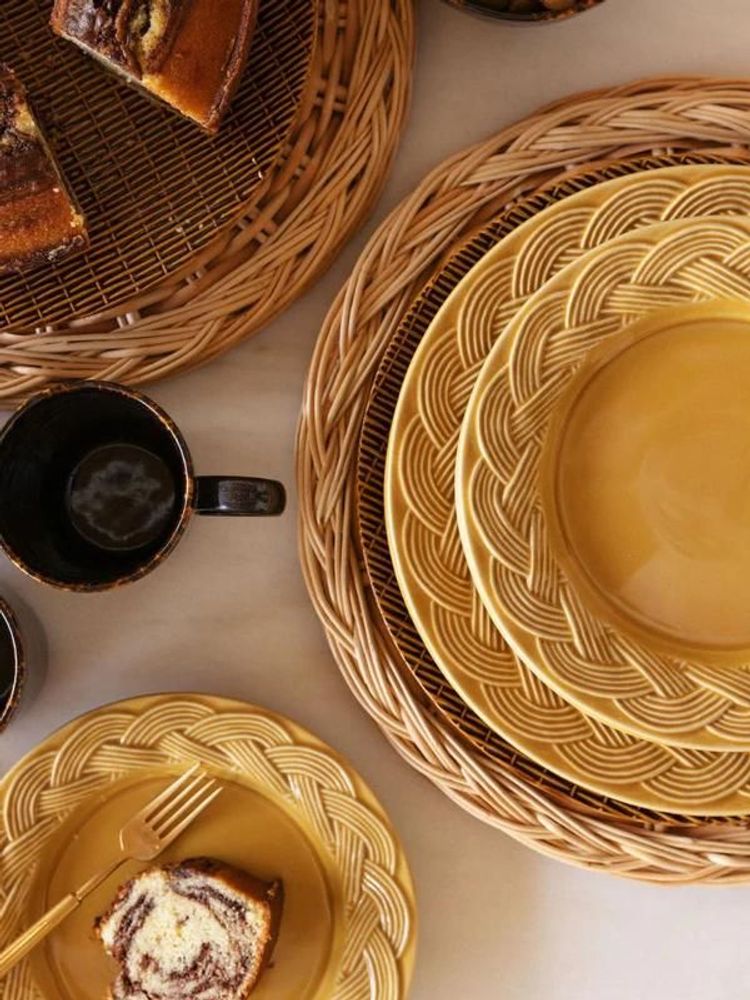 Placemats - Vitória Wicker Handmade Charger - HOUSE OF CAPRICORN