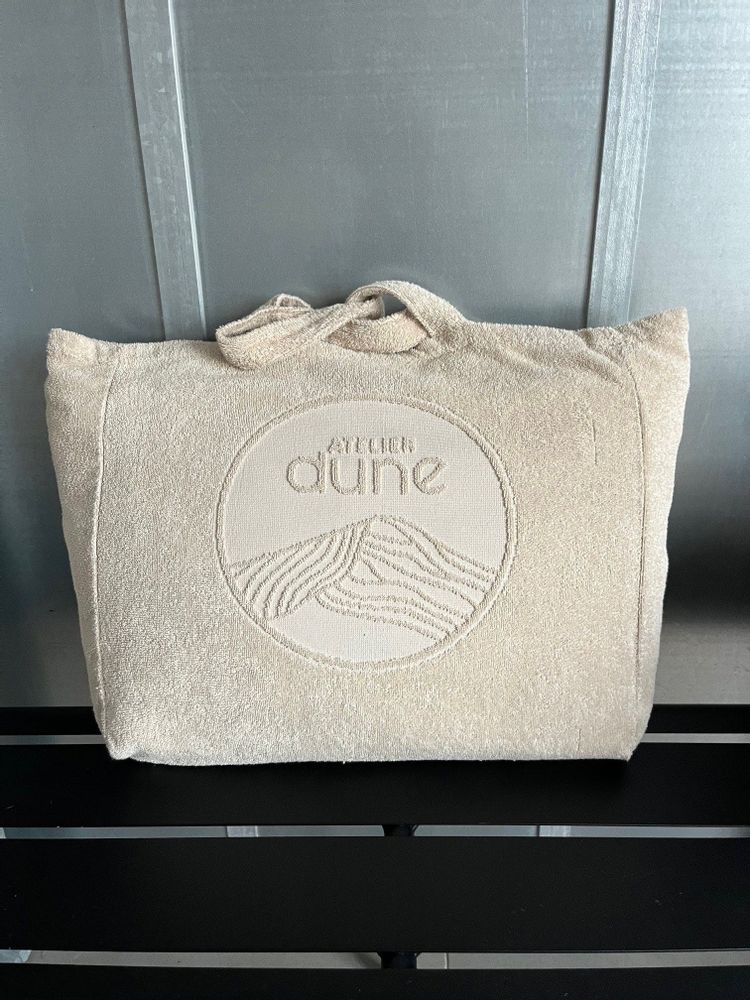 Sacs et cabas - Maxi Totebag - sac week end - coton BIO - Sauge - ATELIER DUNE