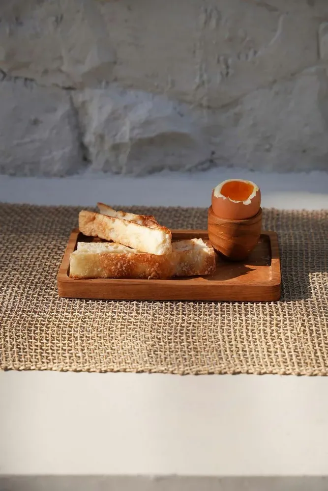 Kitchen utensils - The Teak Root Egg Cup - BAZAR BIZAR LIVING