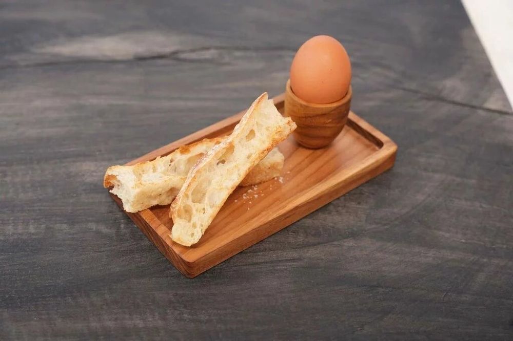 Kitchen utensils - The Teak Root Egg Cup - BAZAR BIZAR LIVING