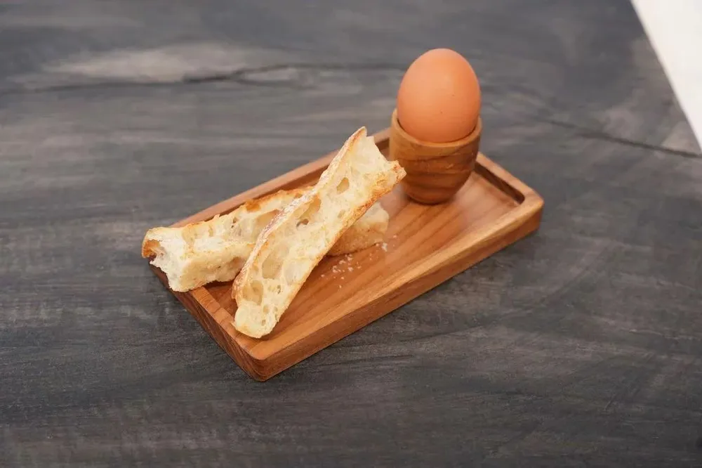 Kitchen utensils - The Teak Root Egg Cup - BAZAR BIZAR LIVING