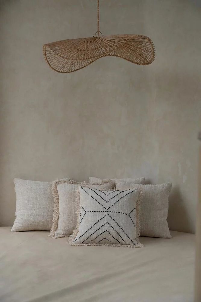 Hanging lights - The Chapeau Pendant - Natural - L - BAZAR BIZAR LIVING