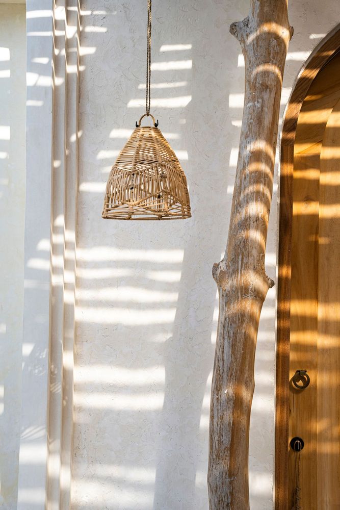 Hanging lights - The Bala Pendant - Natural - S - BAZAR BIZAR LIVING