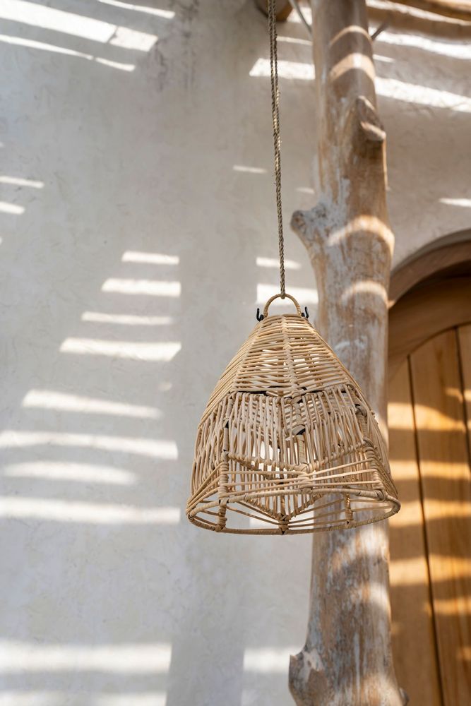 Hanging lights - The Bala Pendant - Natural - S - BAZAR BIZAR LIVING