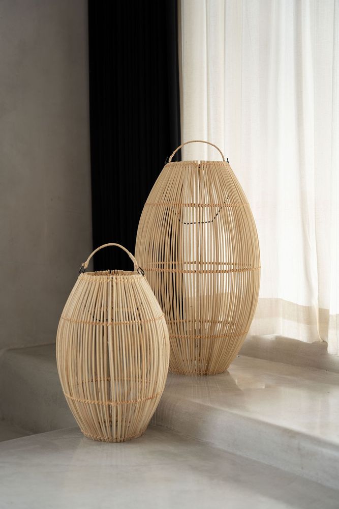 Hanging lights - The Zuri Pendant - Natural - M - BAZAR BIZAR LIVING