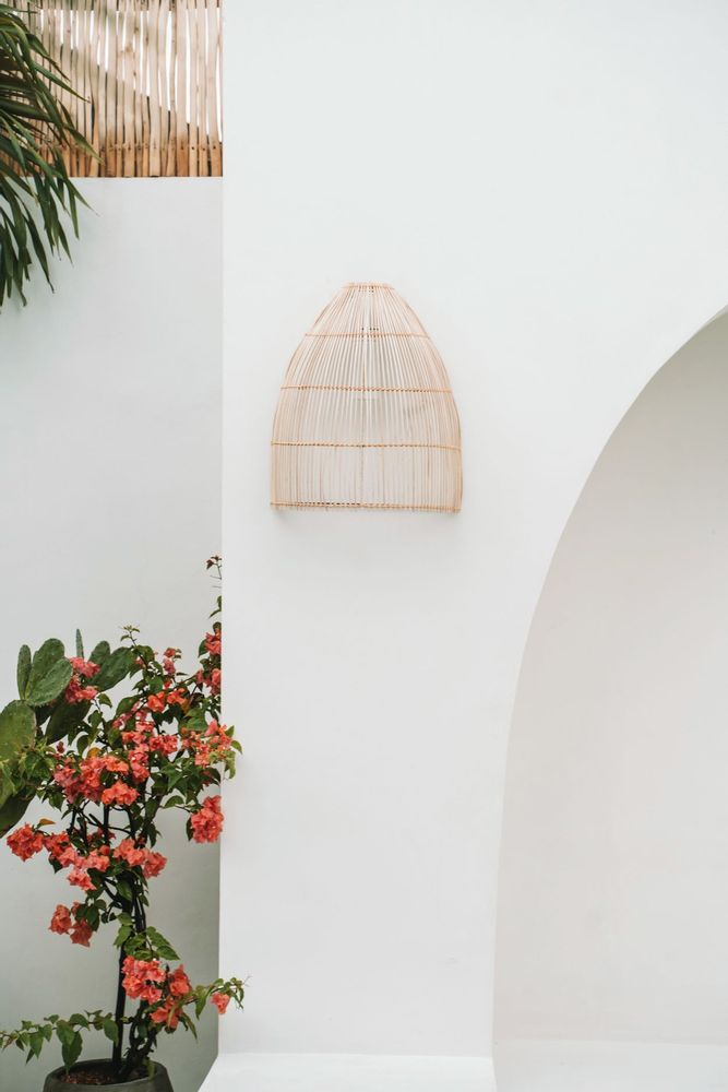 Wall lamps - The Lalo Wall Applique - Natural - L - BAZAR BIZAR LIVING