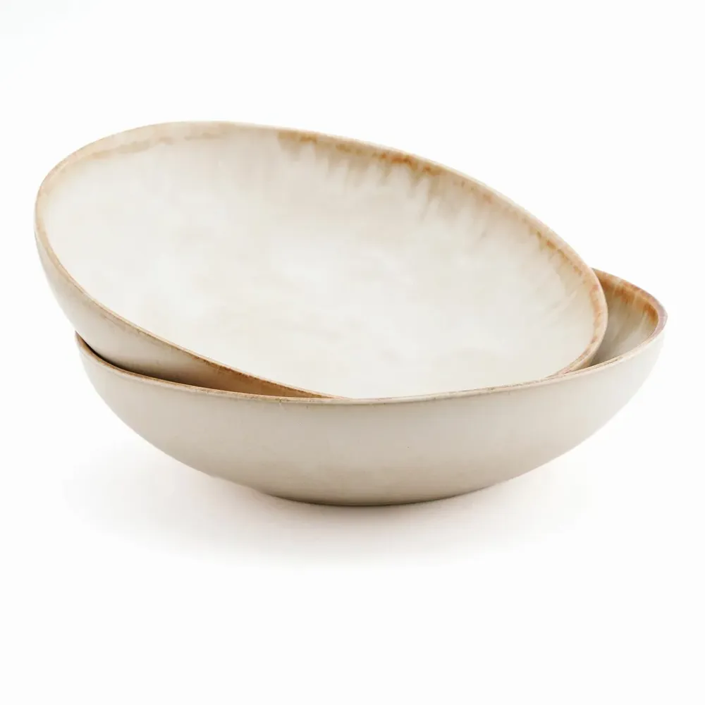 Assiettes au quotidien - Assiette à pâtes « The Cascais », lot de 4 - BAZAR BIZAR LIVING