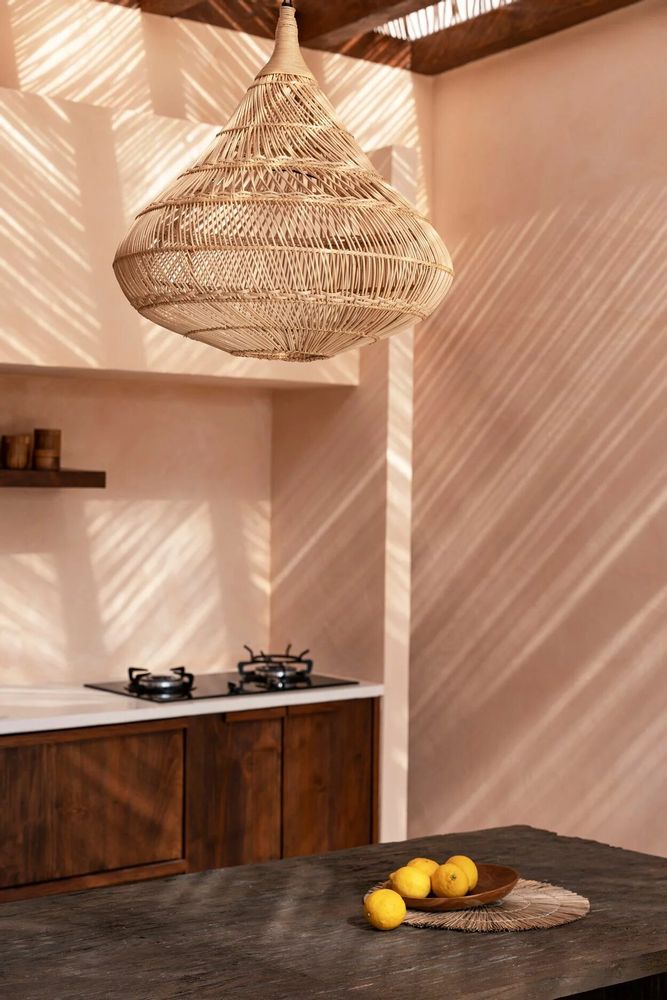 Suspensions - L'Abat-jour Drop - Naturel - L - BAZAR BIZAR LIVING