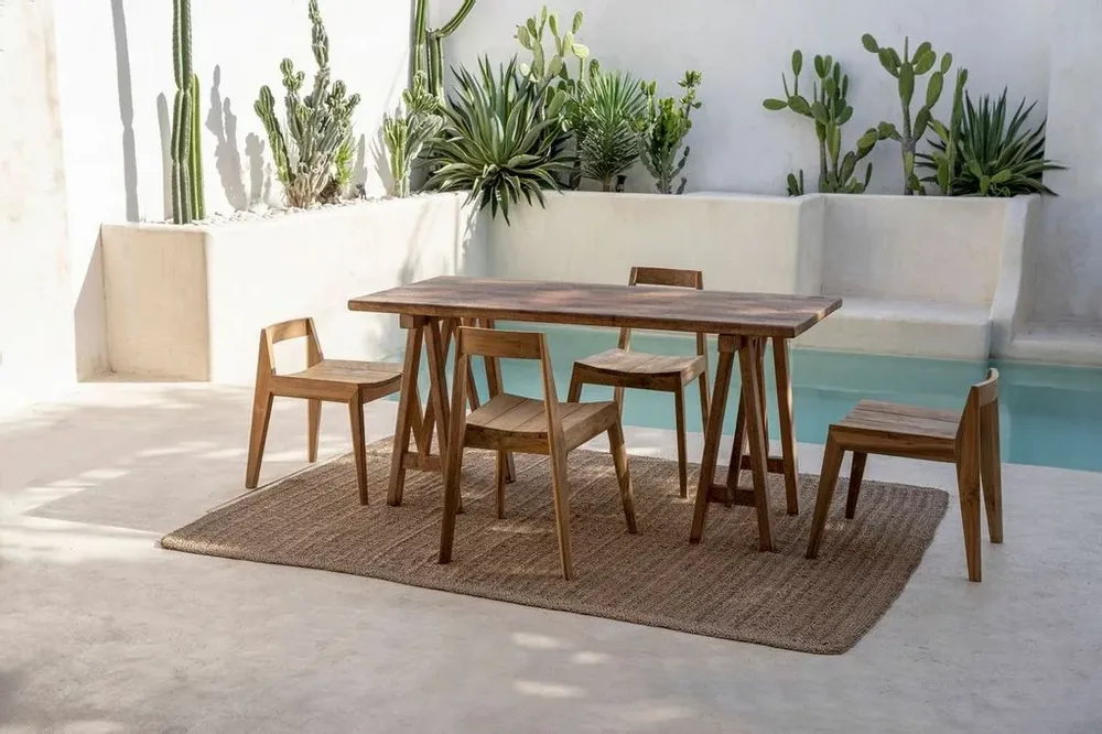 Chaises - La chaise de salle à manger Paxi - Naturelle - Extérieur - BAZAR BIZAR LIVING