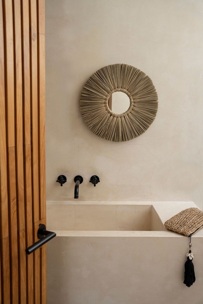 Miroirs - Le Miroir Alang Alang - Naturel - S - BAZAR BIZAR LIVING