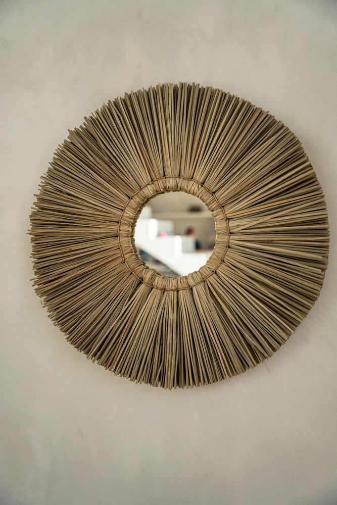 Miroirs - Le Miroir Alang Alang - Naturel - S - BAZAR BIZAR LIVING