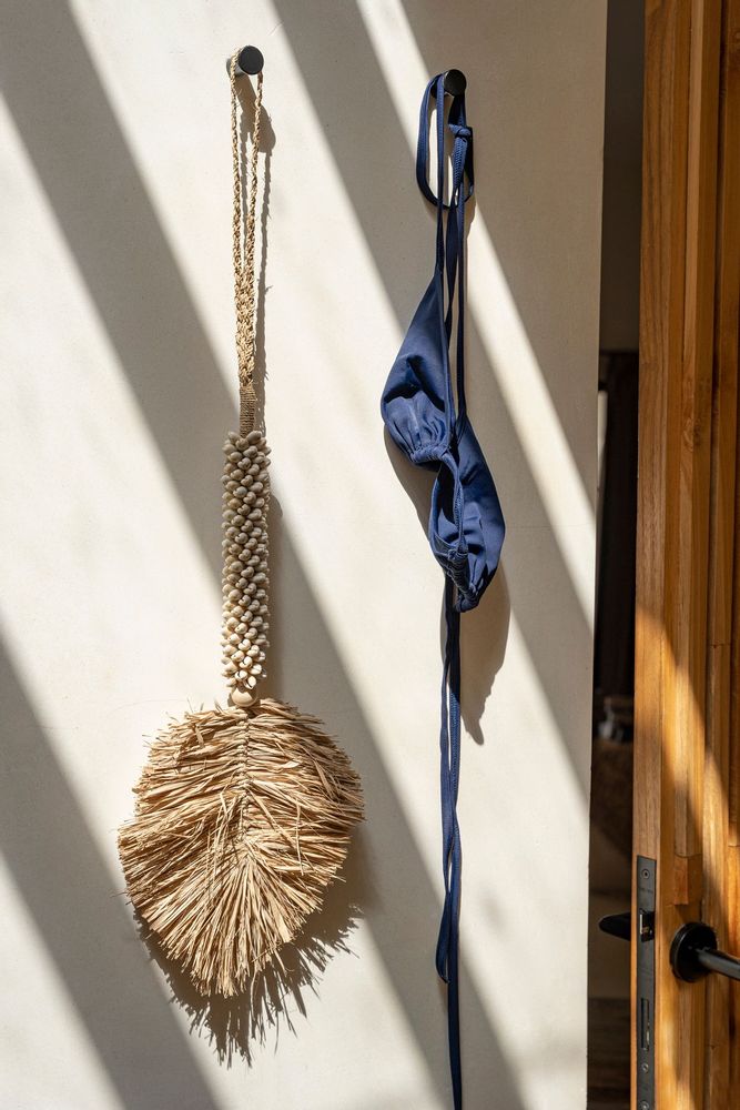 Objets de décoration - Le Pompon en Raphia & Shell - Crème Naturelle - BAZAR BIZAR LIVING