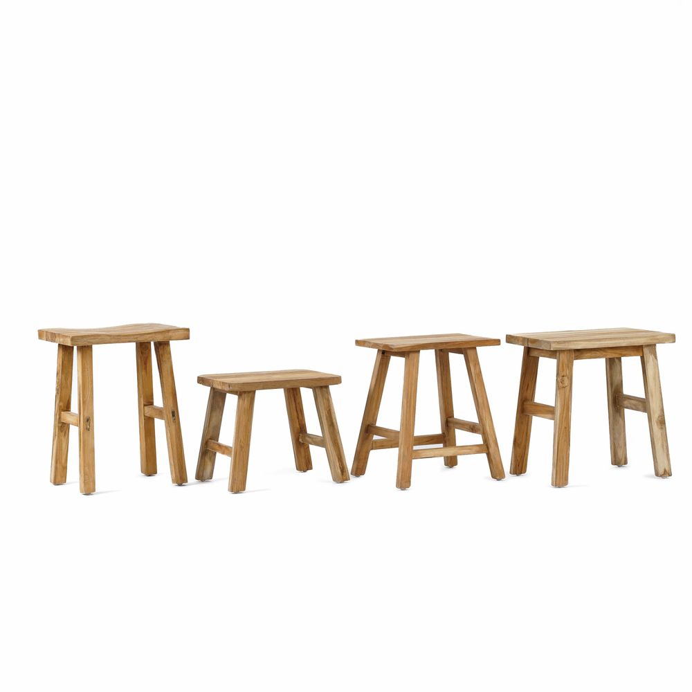 Tabourets - Le Tabouret Makara - Naturel - BAZAR BIZAR LIVING