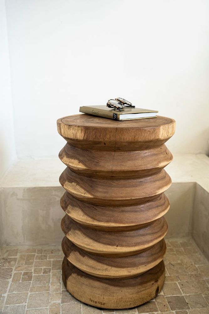 Tabourets - Le Tabouret Galapagos - Naturel - BAZAR BIZAR LIVING