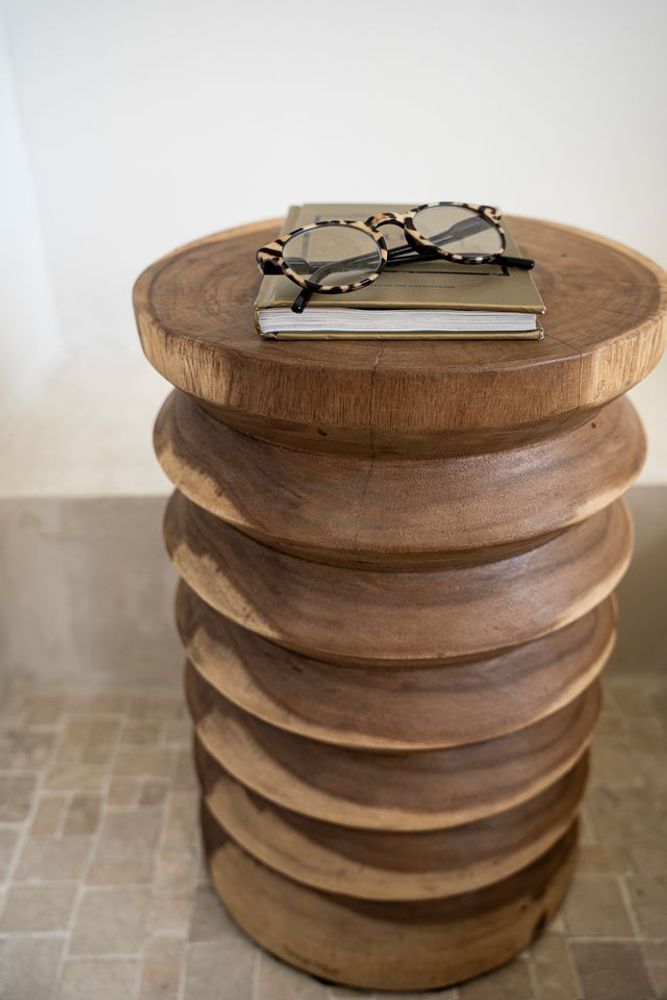 Tabourets - Le Tabouret Galapagos - Naturel - BAZAR BIZAR LIVING