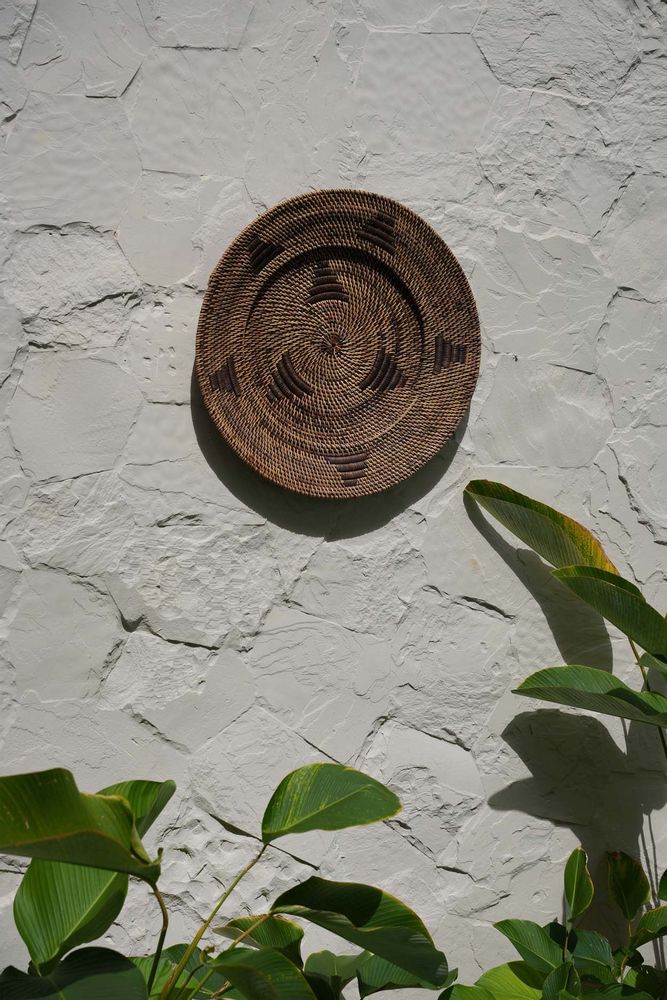 Other wall decoration - The Jasmine Plate - Brown - M - BAZAR BIZAR LIVING