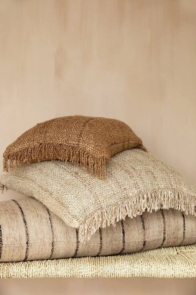 Cushions - The Oh My Gee Cushion Cover - Beige - 60x60 - BAZAR BIZAR LIVING