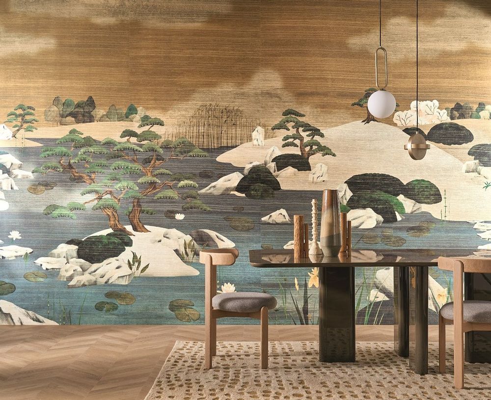 Wallpaper - Lucille Boitelle, Adachi - Casamance - INCUBATEUR LES ATELIERS DE PARIS - FAIDHERBE